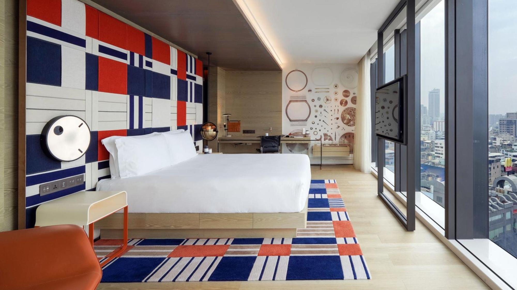 Hotel Indigo Kaohsiung Central Park By Ihg Exterior foto A bedroom at the hotel