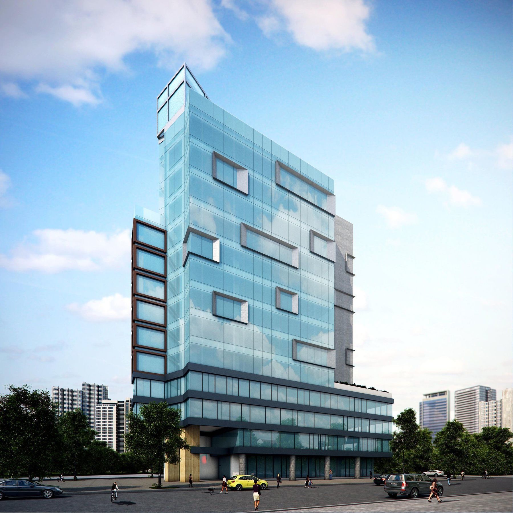 Hotel Indigo Kaohsiung Central Park By Ihg Exterior foto The building's facade